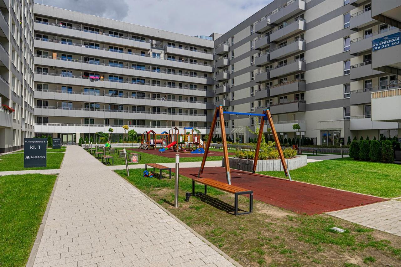 Lotnisko Chopina Modern Apartment Warszawa Exteriör bild